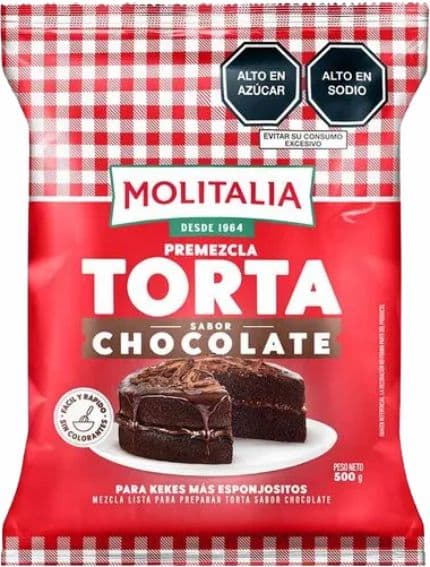 PREMEZCLA CHOCOLATE MOLITALIA 500GR
