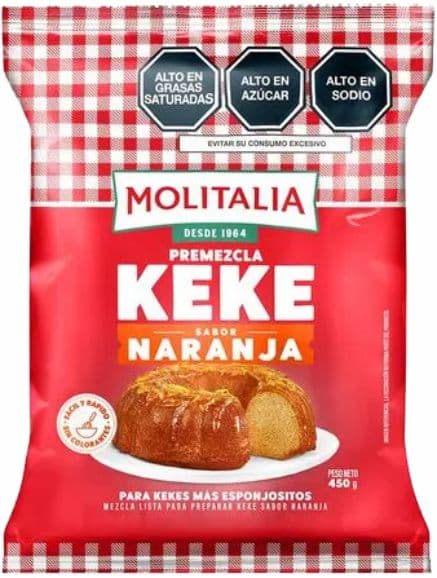 PREMEZCLA NARANJA MOLITALIA 450GR