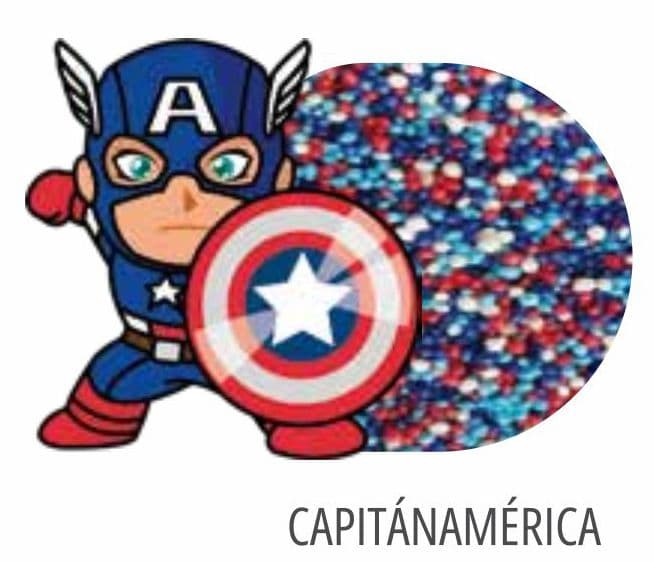 BOLITAS CAPITAN AMERICA