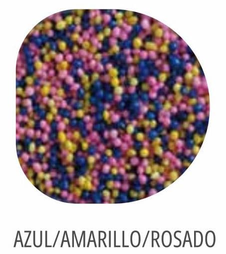 BOLITAS AZUL/AMARILLO/ROSADO