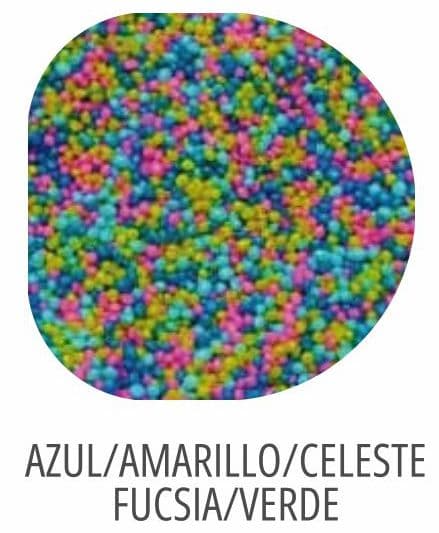 BOLITAS AZUL/AMARILLO/CELESTE/FUCSIA/VERDE