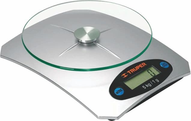 BALANZA GRAMERA VIDRIO X 5 KG