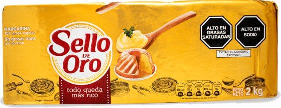 MARGARINA SELLO DE ORO / BARRA 2 KG