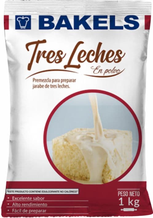 PRE MEZCLA TRES LECHES 1/KG BAKELS